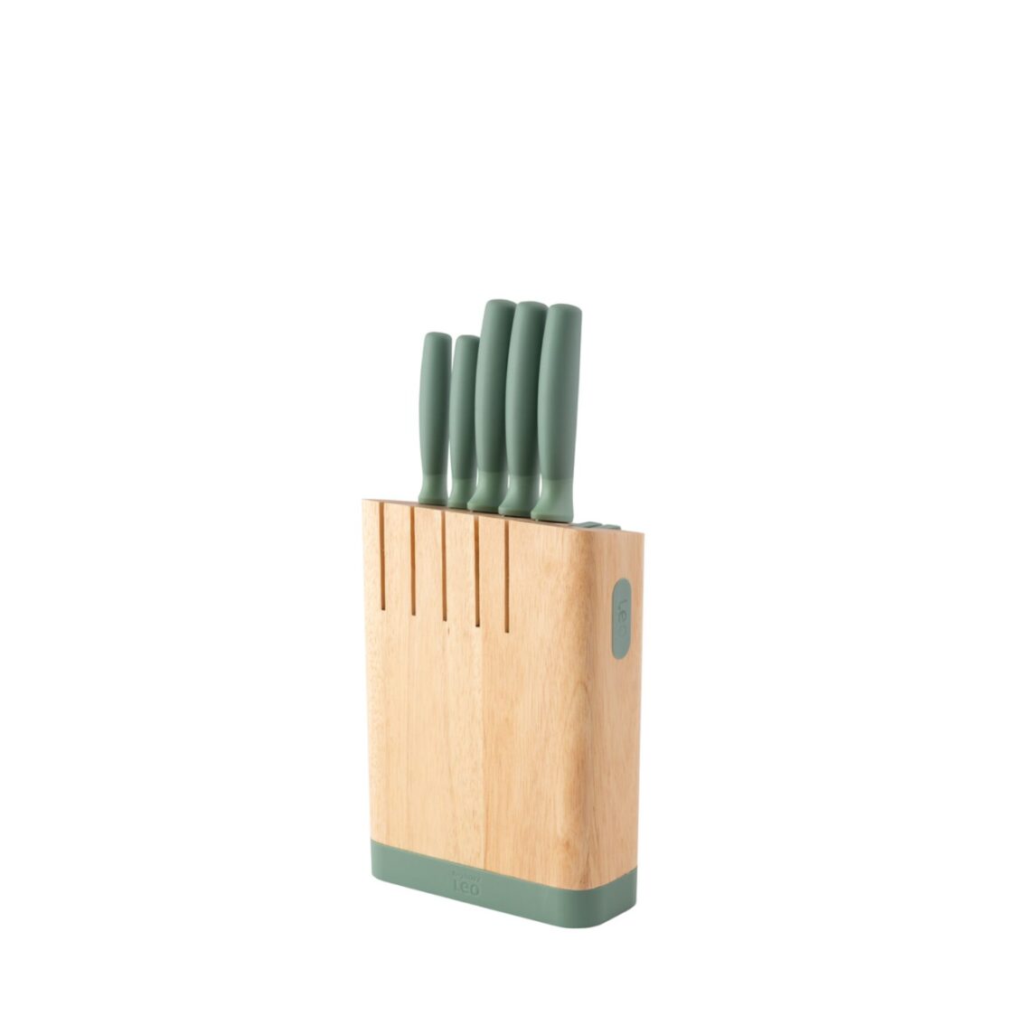 Berghoff 6-Pc Knife Block Set Forest (Built-In Knife Sharpener) Basic