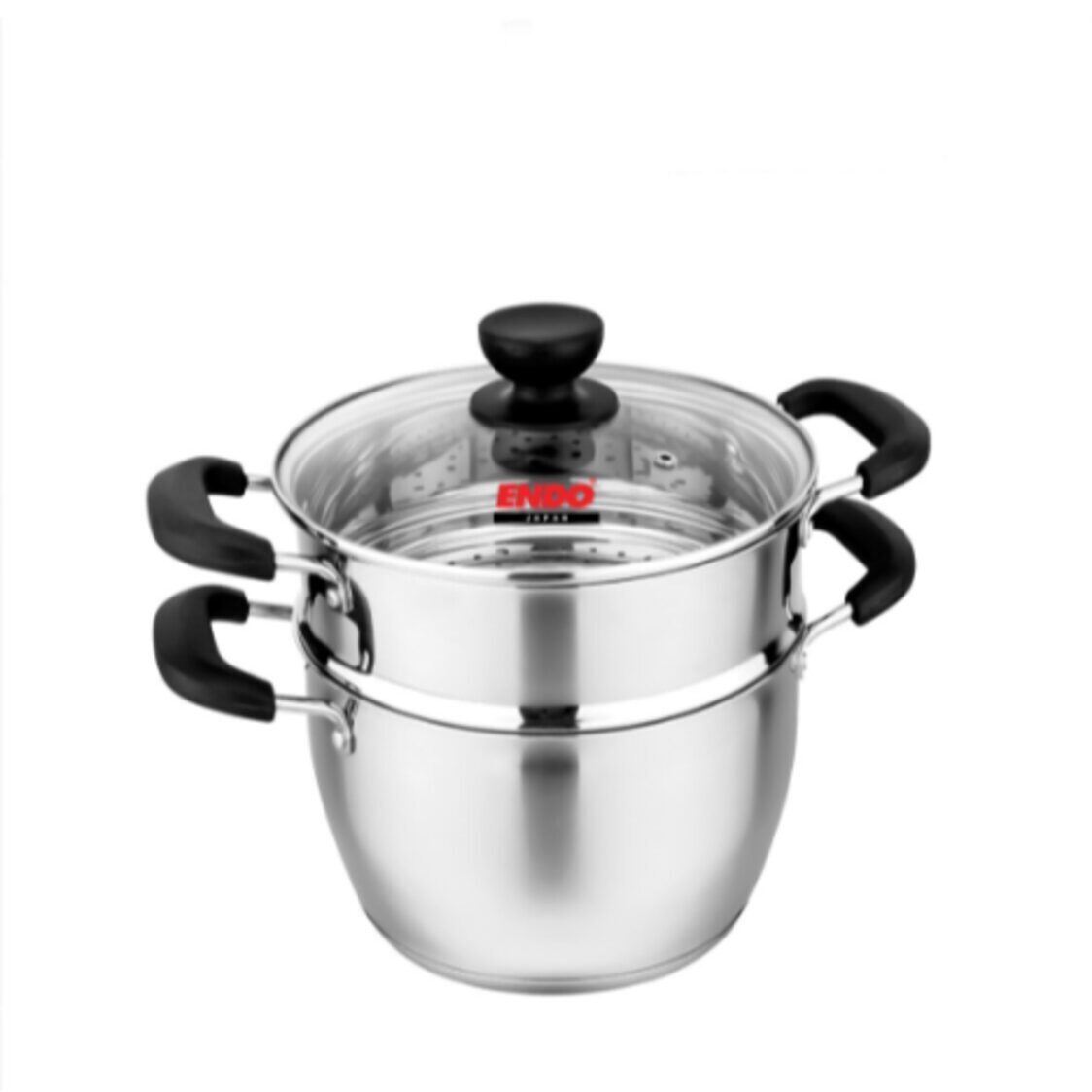 Endo 22cm 2-Tier Stainless Steel Steamer (E-S222T)