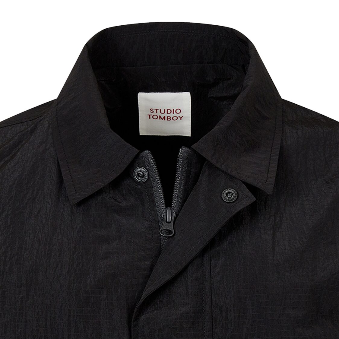 Studio Tomboy Ripstop Two Pocket Jumper Black