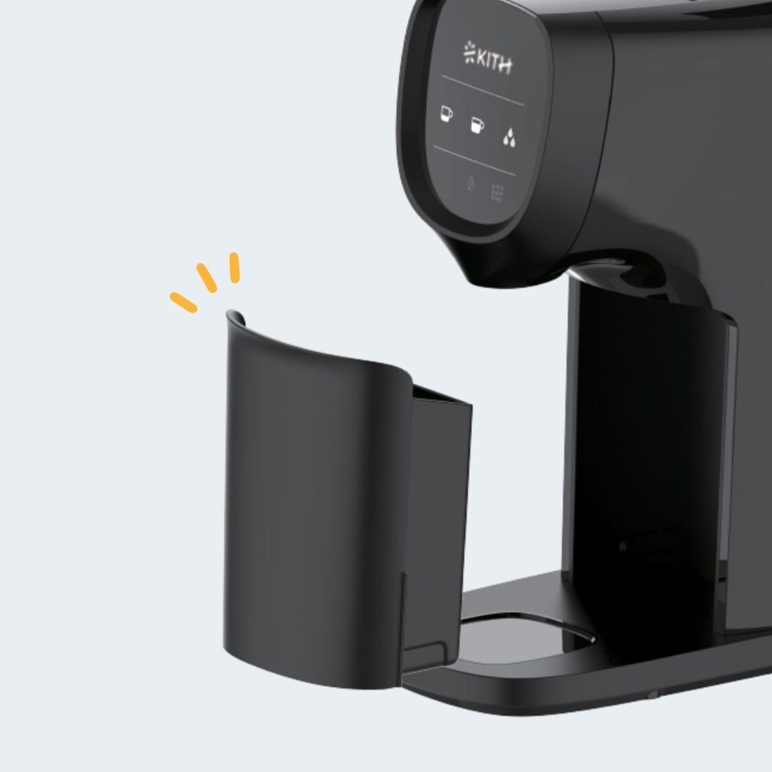 Kith AVA Capsule Coffee Machine - Black