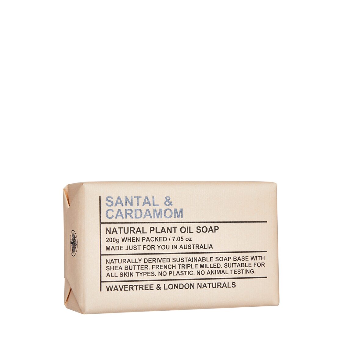Wavertree & London Santal & Cardamom Soap Bar 200g