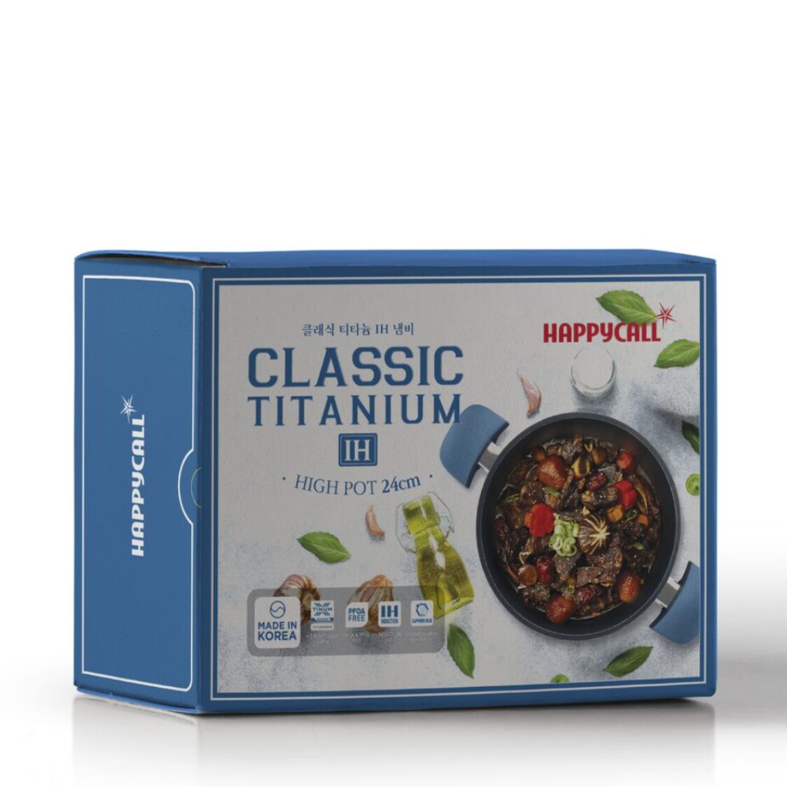 Happycall Classic Titanium IH Die Cast Stock Pot 24cm (3003-1195)