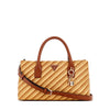 Guess Simona Small Satchel Natural