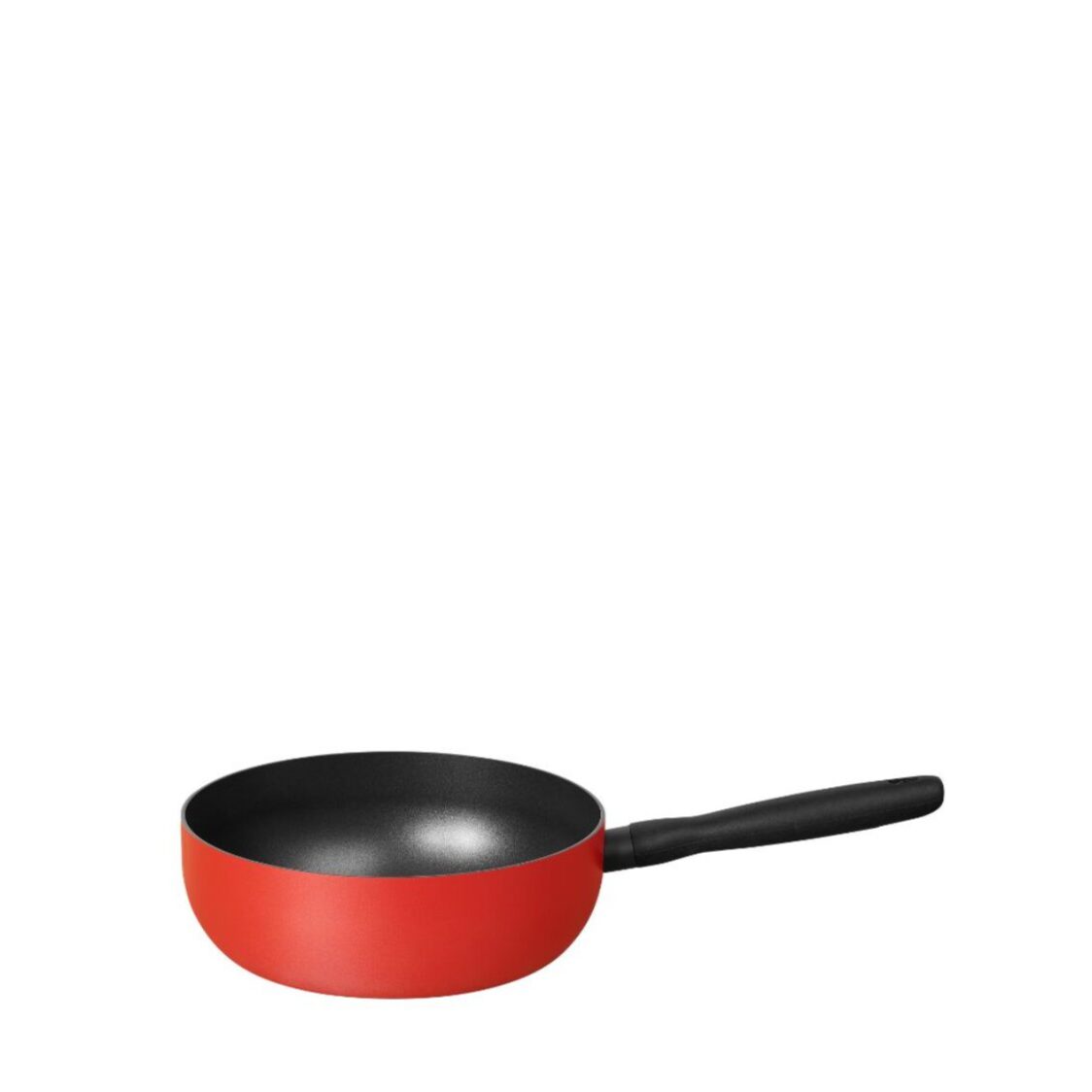 Meyer Bauhaus Nonstick 22cm | 2.1L Roma Red Open Chef's Pan (Induction) 14203