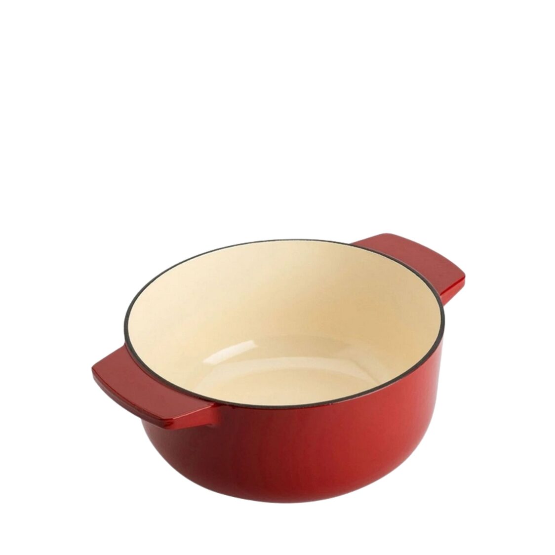 Kitchenaid Enamel 22cm Cast-Iron Casserole Red (KACI009394)