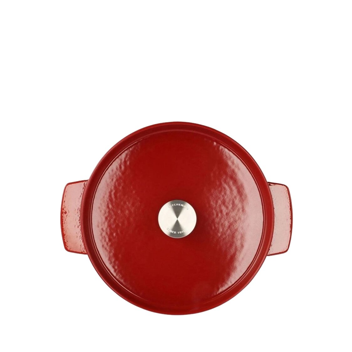 Kitchenaid Enamel 22cm Cast-Iron Casserole Red (KACI009394)
