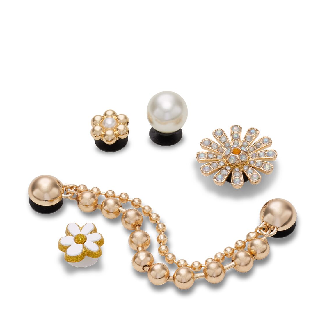 Crocs Pretty in Gold 5 Pack