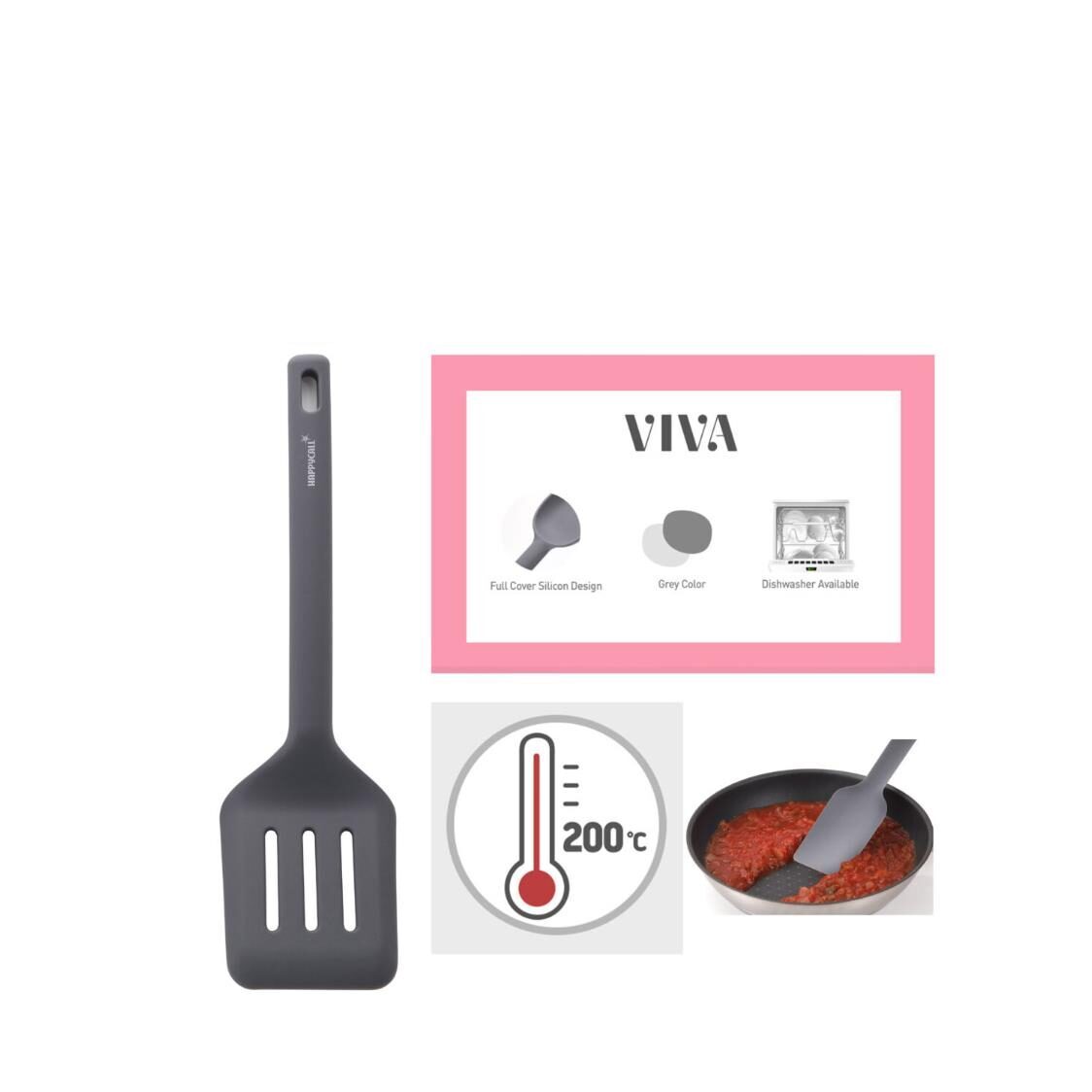 Happycall Viva Silicone Turner (4004-1008/4004-1044)