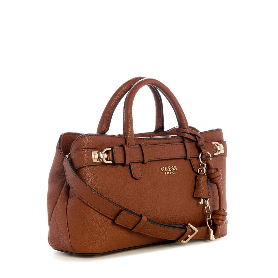 Guess Gregoria Girlfriend Satchel - Cognac