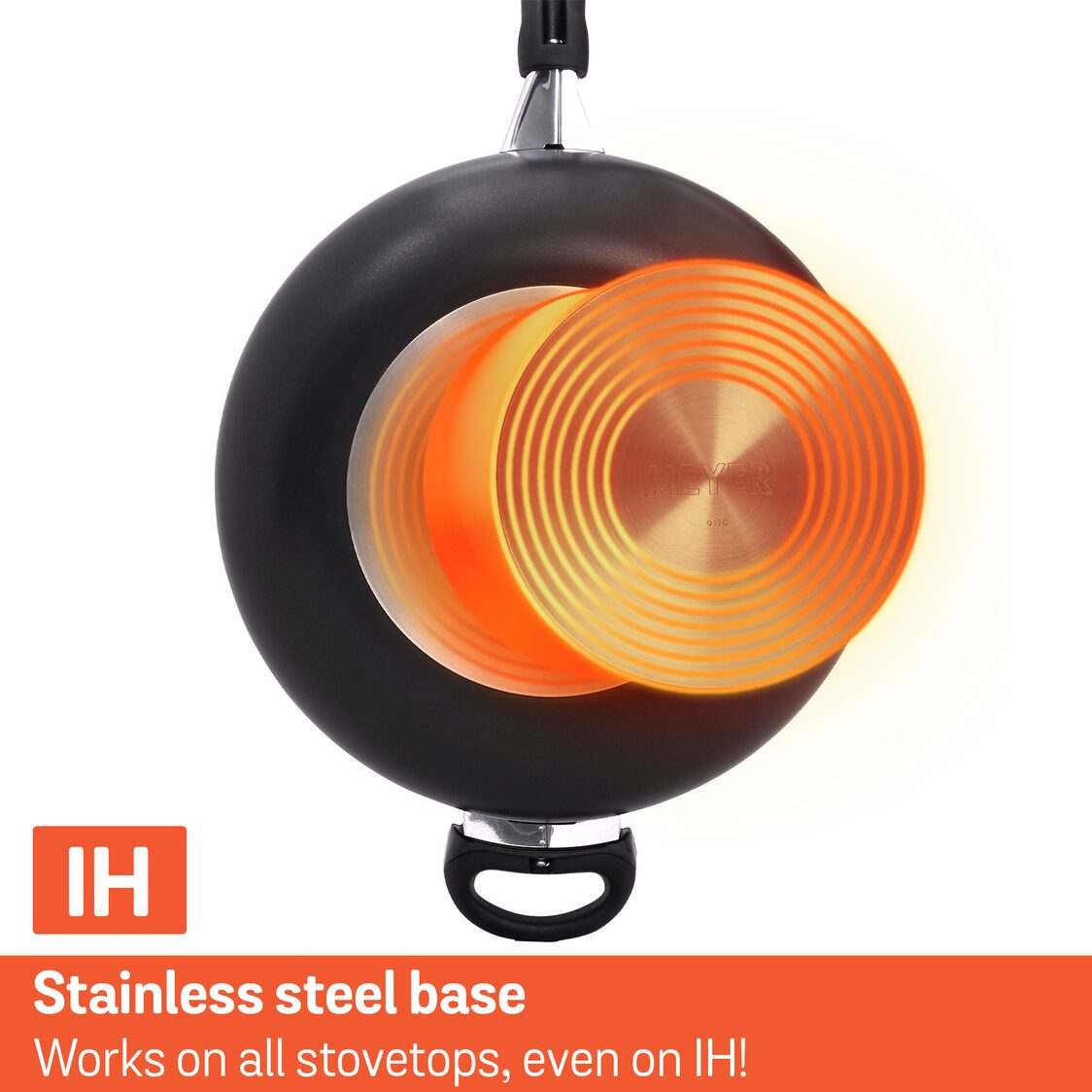 Meyer Cook N Look Nonstick 30cm Covered Stirfry (Induction) 18895