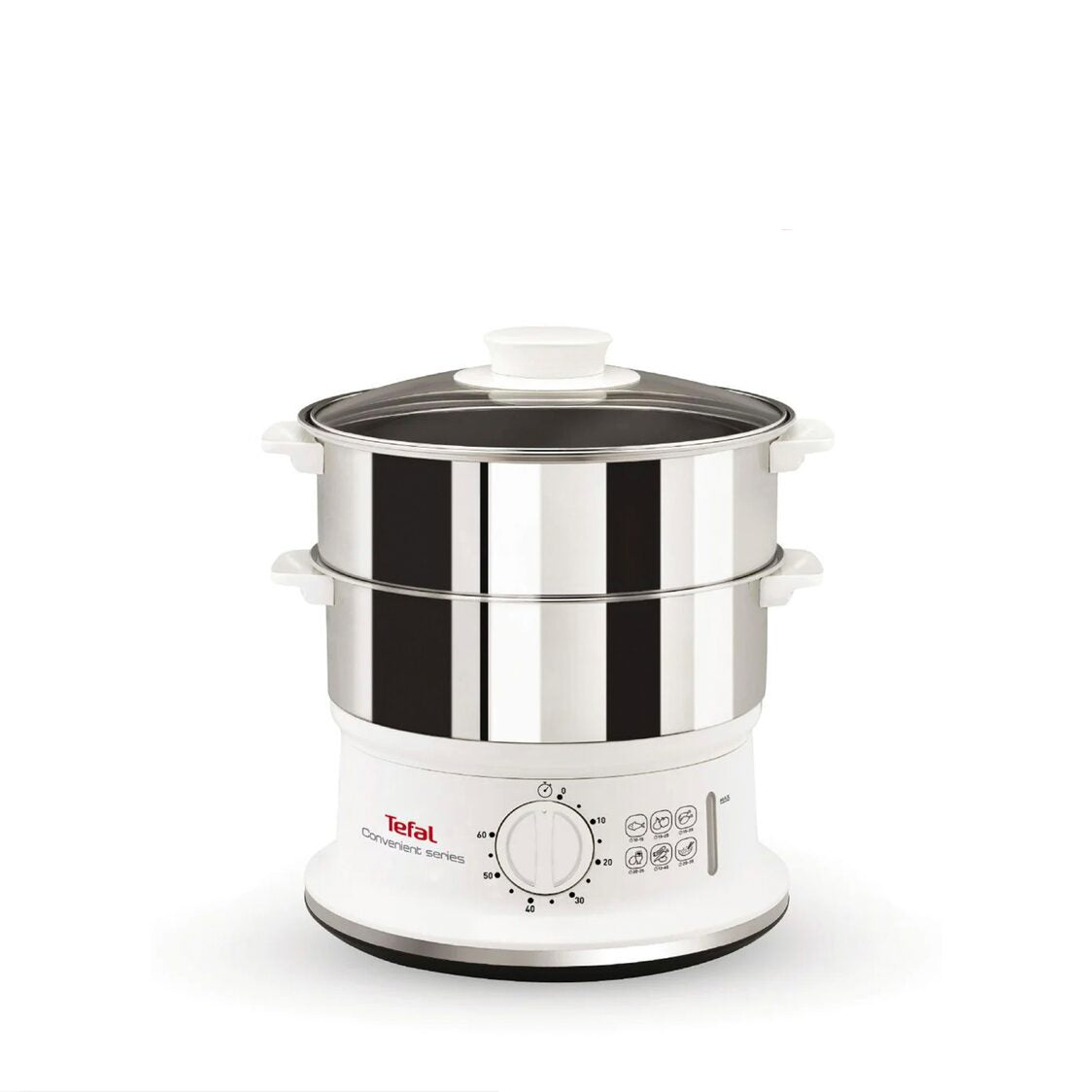 Tefal Convenient Series Stainless Steel Steamer 6L - VC145140