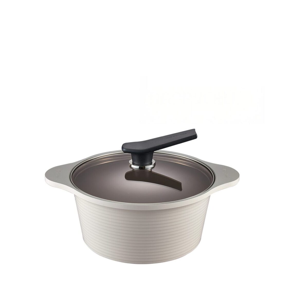 Happycall Onde Ih 24cm High Stock Pot – Ivory (4003-1204)