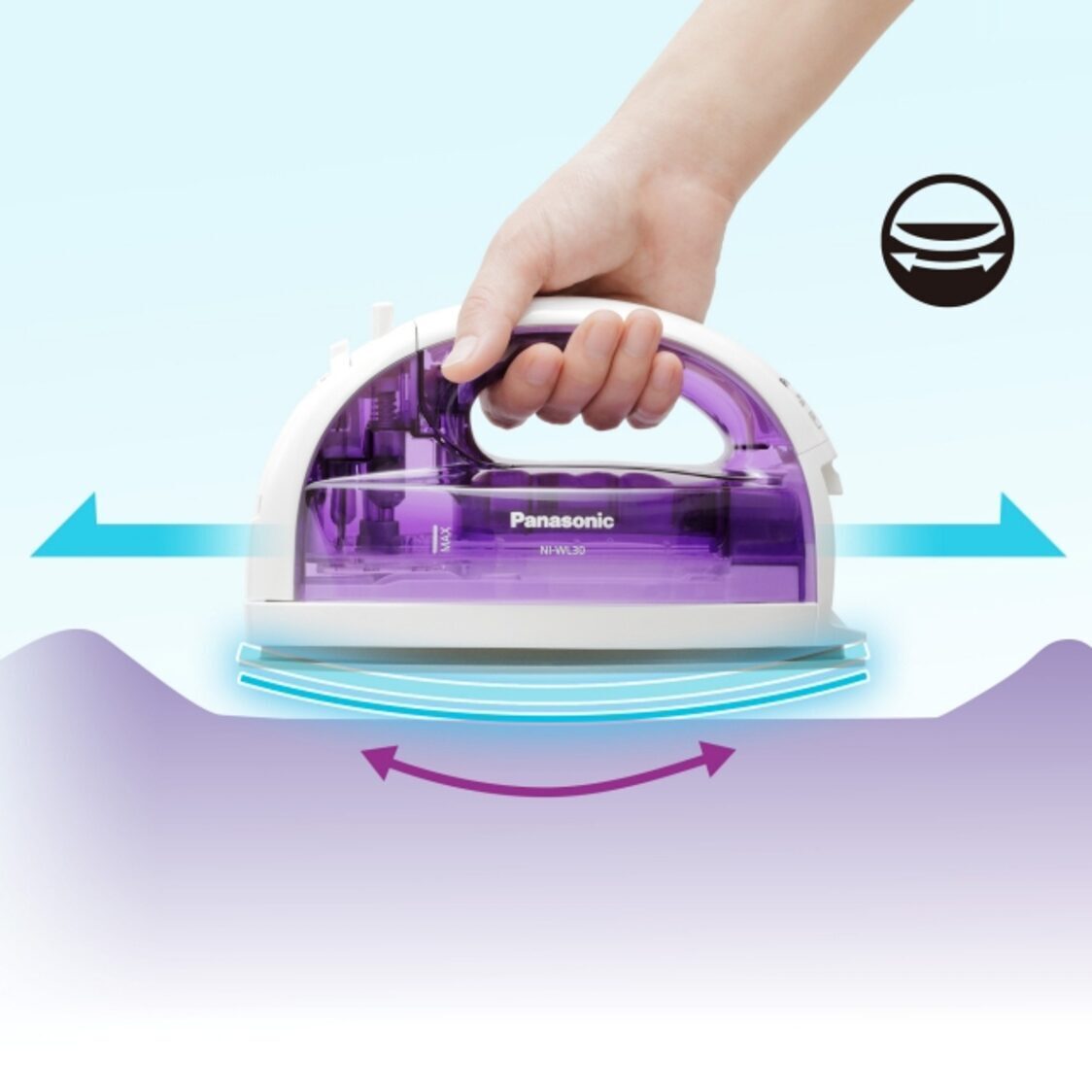 Panasonic Cordless Steam Iron 1550W (NI-WL30VSH)