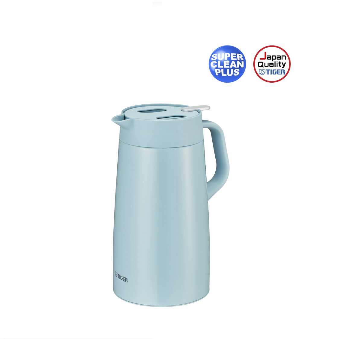 TIGER Double Stainless Steel Handy Jug 1.6L - Aqua Blue (PWO-A160 AC)