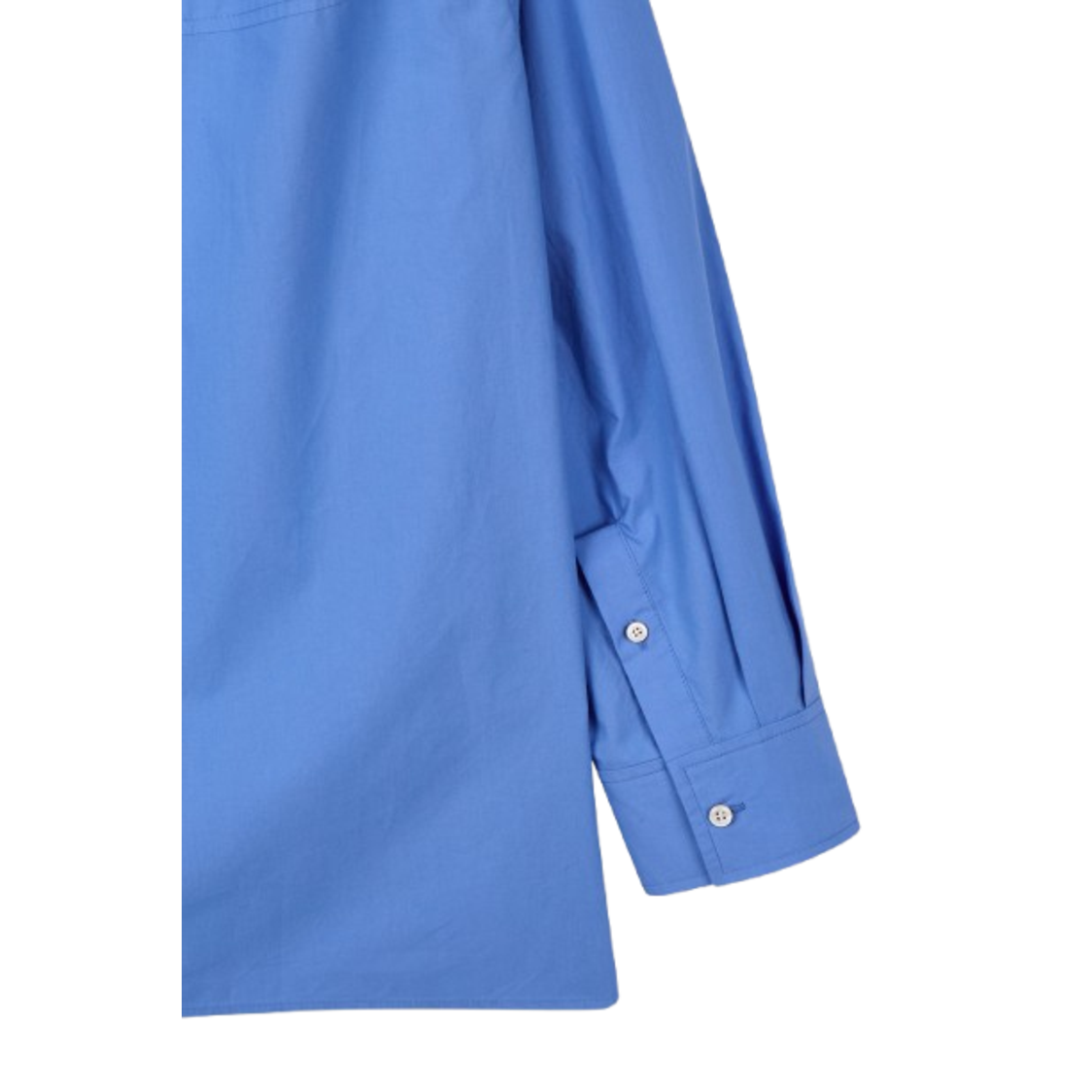 Voice Of Voices Cotton Solid Blouse Blue