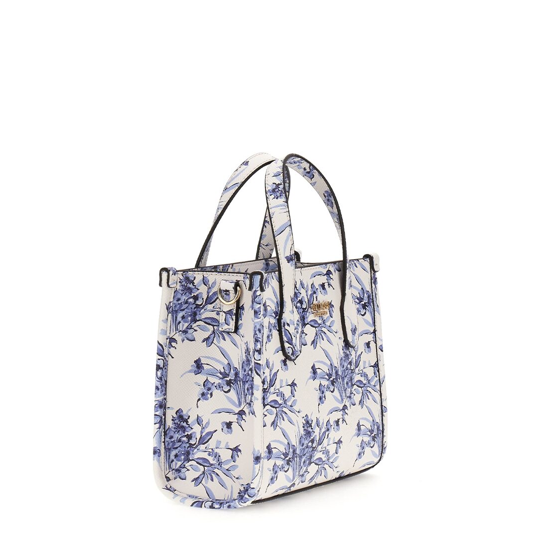 Guess Silvana 2 Comp Mini Tote,Floral Multi