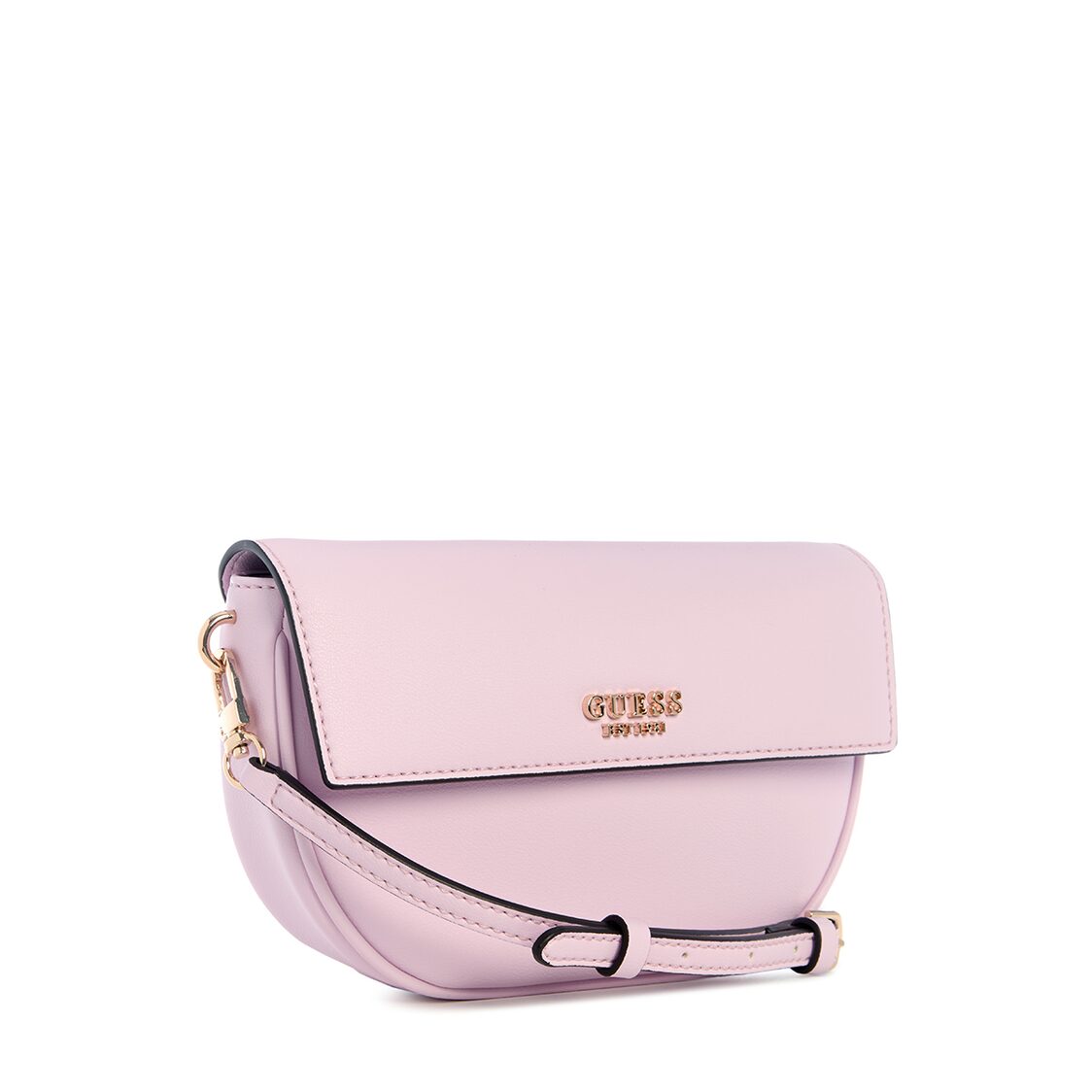 Guess Cerelia Flap Shoulder Bag - Orchid