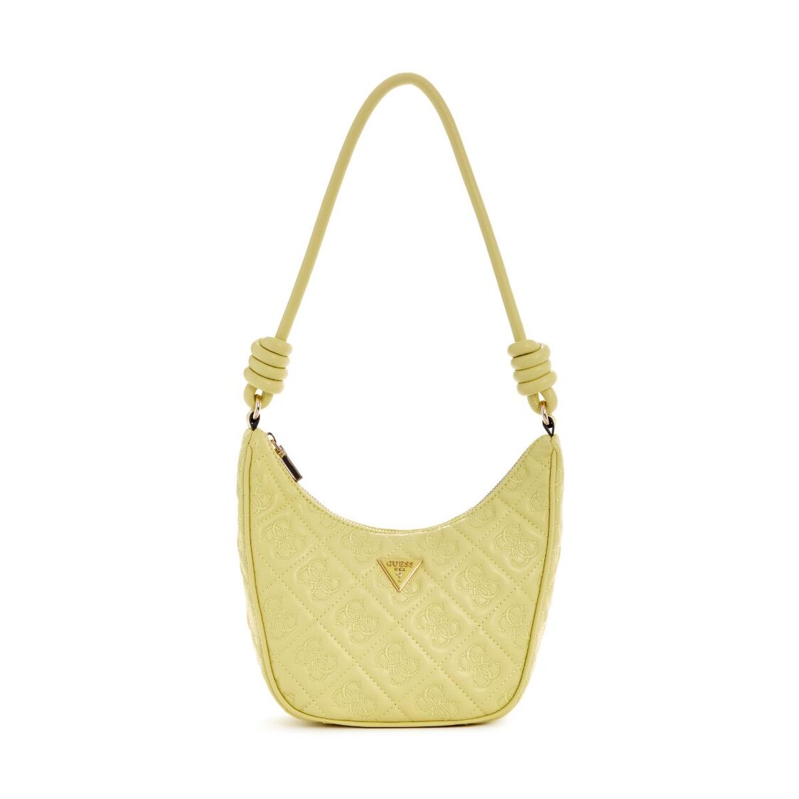 Guess Adelasia Top Zip Shoulder Bag - Citrine