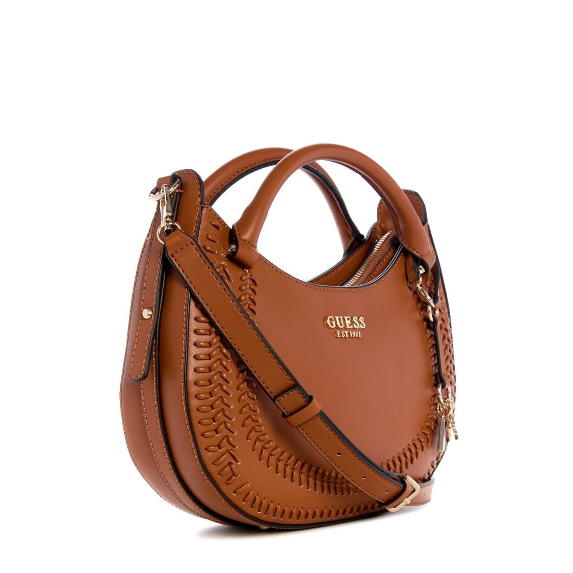 TATUM SATCHEL,CARAMEL