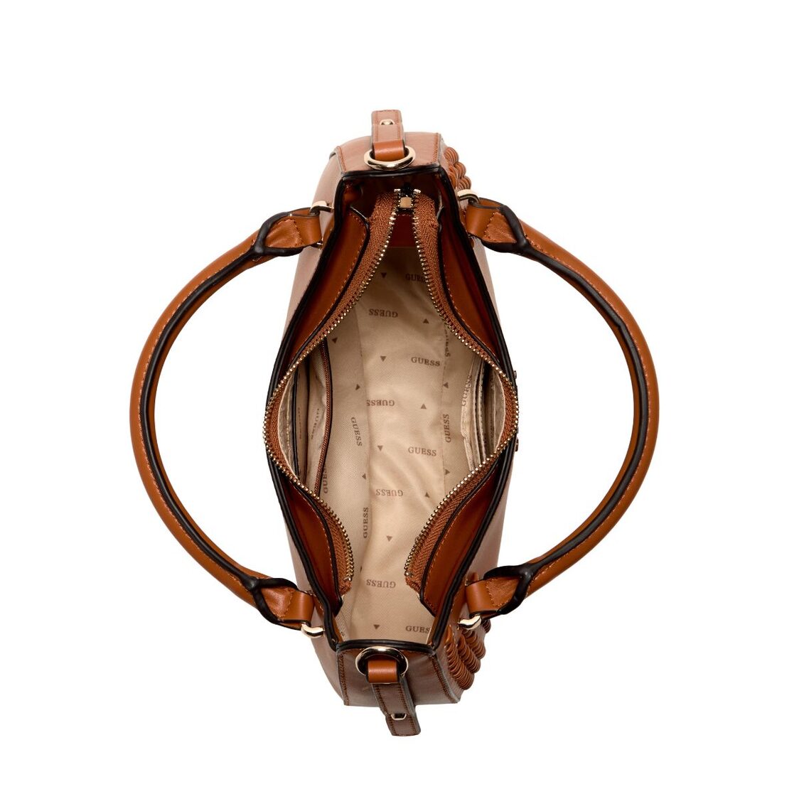 TATUM SATCHEL,CARAMEL