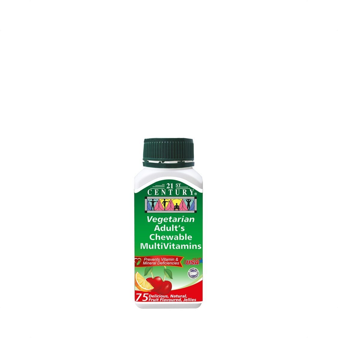 21st Century Vegetarian Adult's Chewable Multivitamins 75s