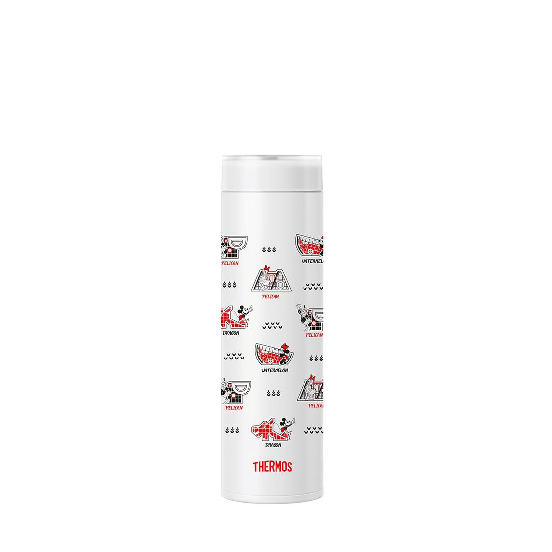 Thermos Stainless Steel Mickey Love Singapore Tumbler 0.48L (JOD-480DSS MTWH)