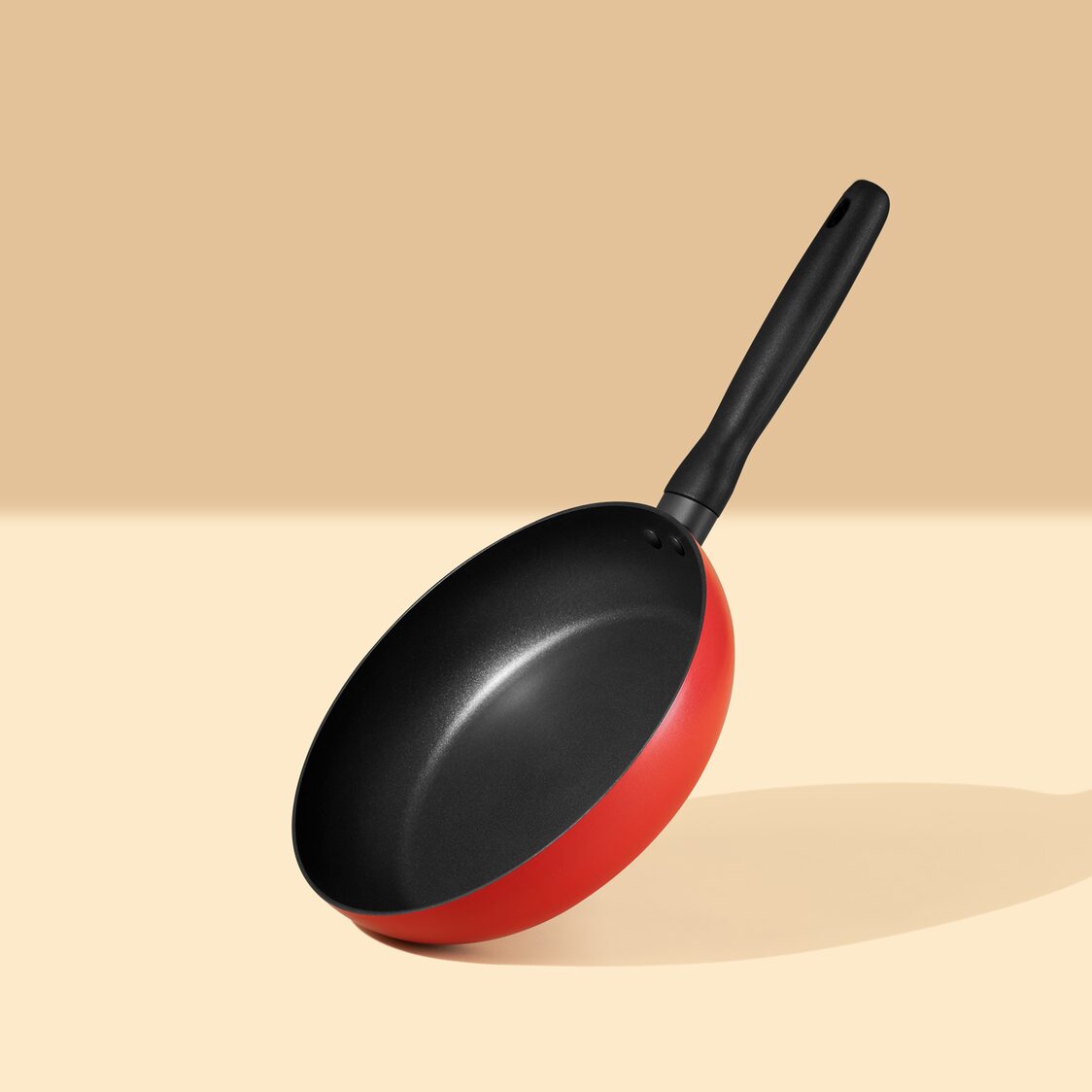 Meyer Bauhaus Nonstick Roma Red Open Frypan (Induction)