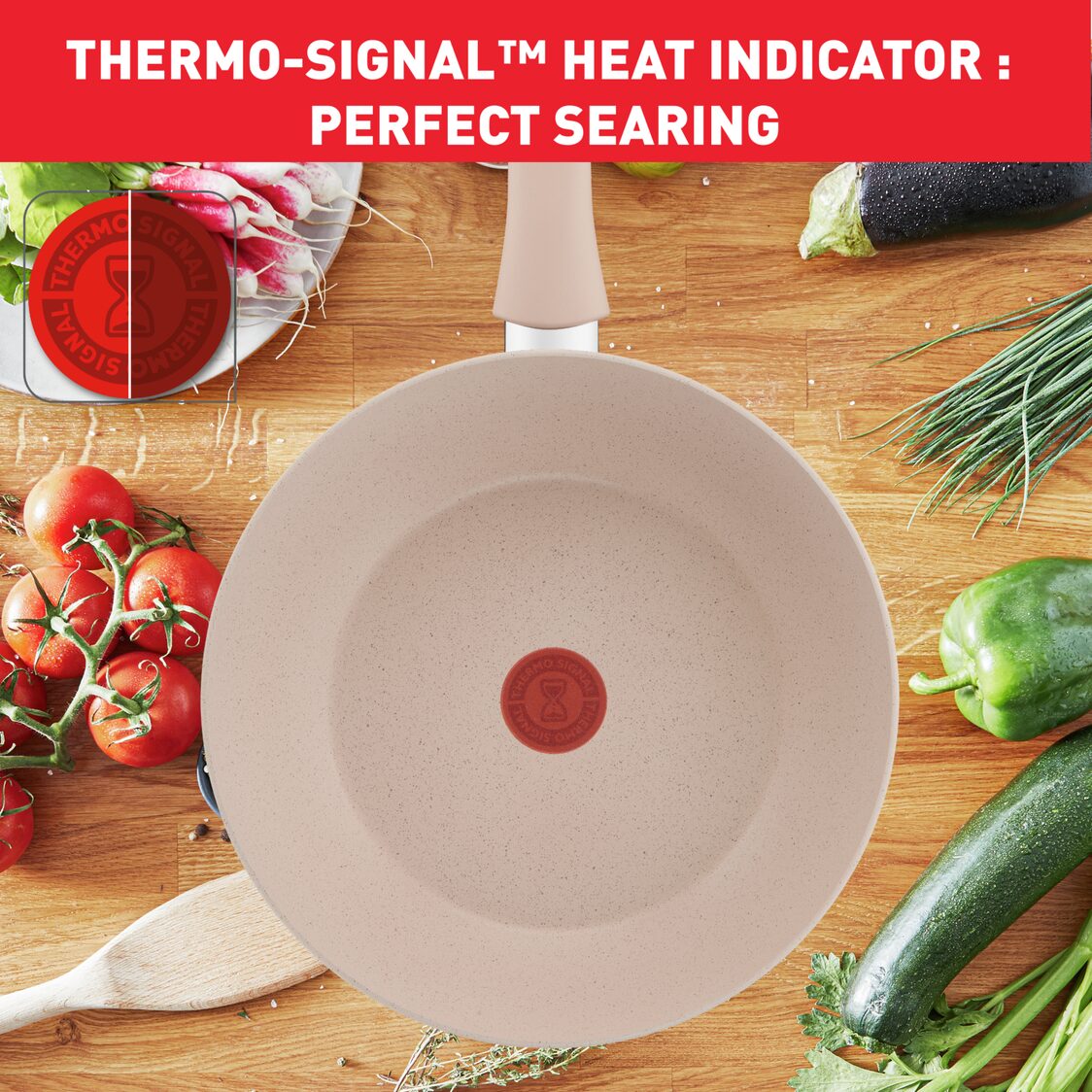 Tefal Delight Induction Wok Pan 28cm (G29319)