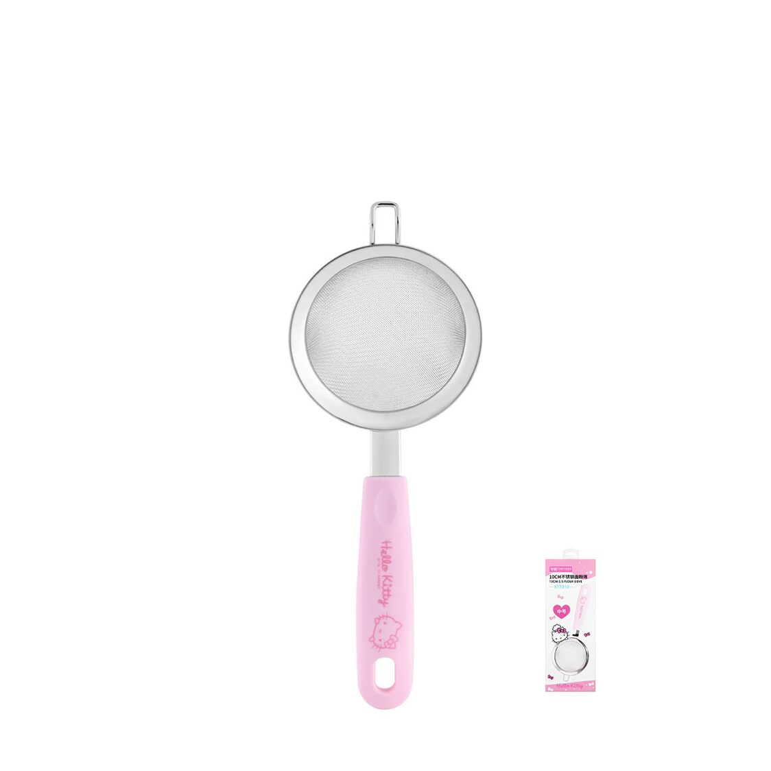 Chefmade Stainless Steel Flour Sieve L27.5XW10xH4.5cm Hello Kitty (1898cm-KT7010)