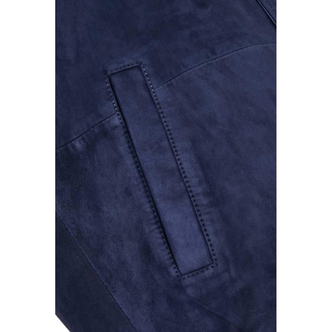 Man On The Boon Suede Bomber Navy