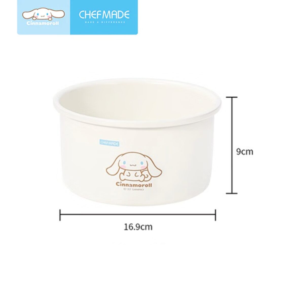 Chefmade Round Deep Cake Pan With Removable Bottom 16.9xH9cm Thickness 0.8Mm Cinnamoroll (1898cm-CL5029)