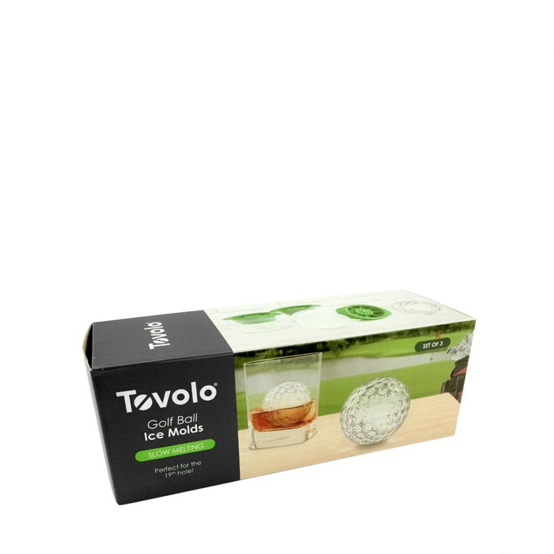 Tovolo Golf Ball Ice Molds (Set of 3) Charcoal