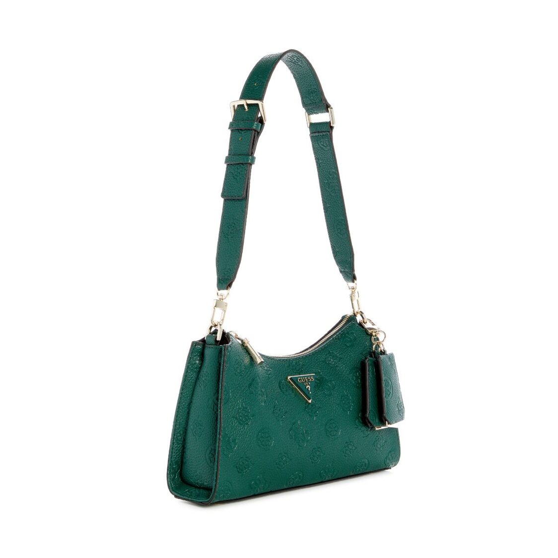 Guess Cresidia II Top Zip Shoulder Bag - Forest Logo