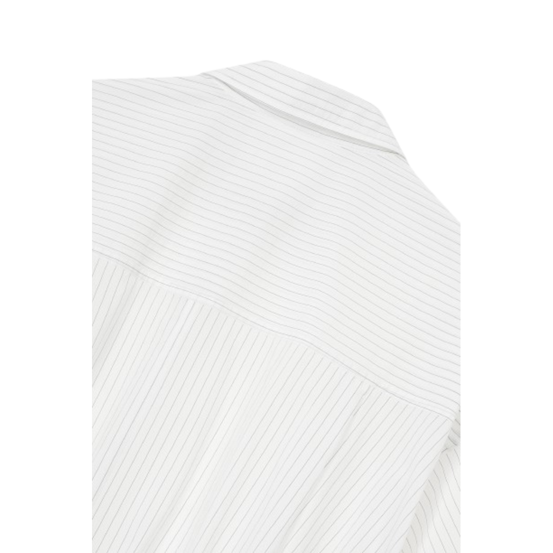 Studio Tomboy Back Banding Stripe Shirt Off White