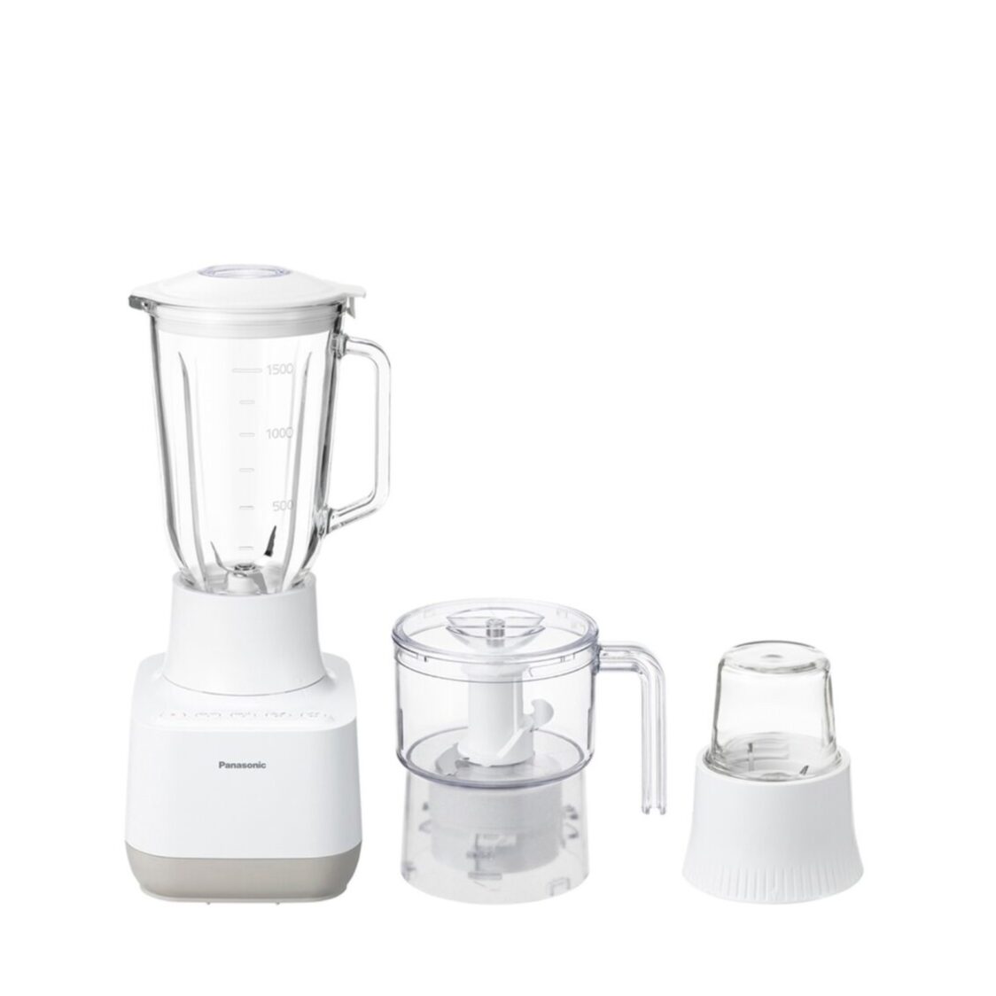 PANASONIC Glass Jar Blender With Dry Mill & Chopper 2.0L 700W(MX-MG53C1CSP)