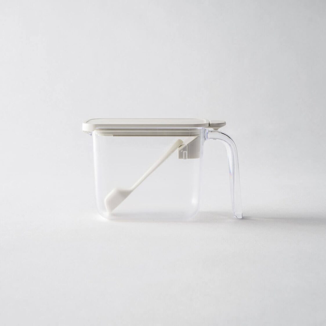 Marna Good Lock Salt/Sugar Container- White