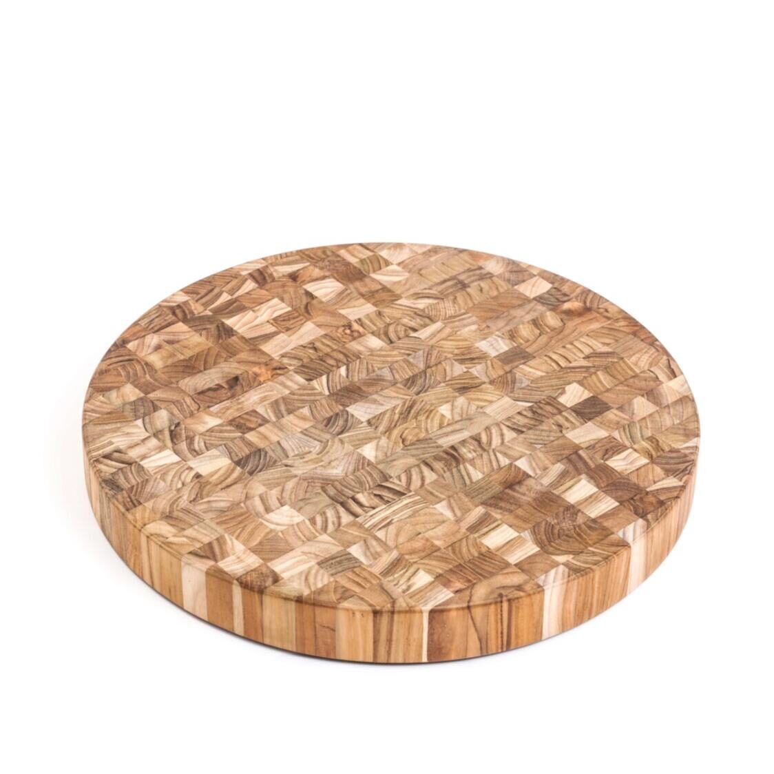 Teakhaus Circular End Grain Butcher Block Chopping Board-TKHS010019