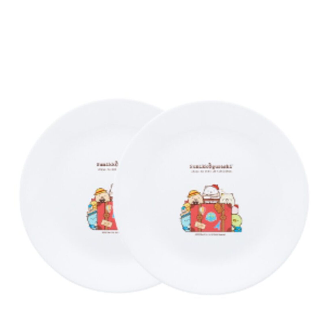[Metro Exclusive] Corelle 2pc Dinner Plate - Sumikkogurashi 110-SMG-2/SS