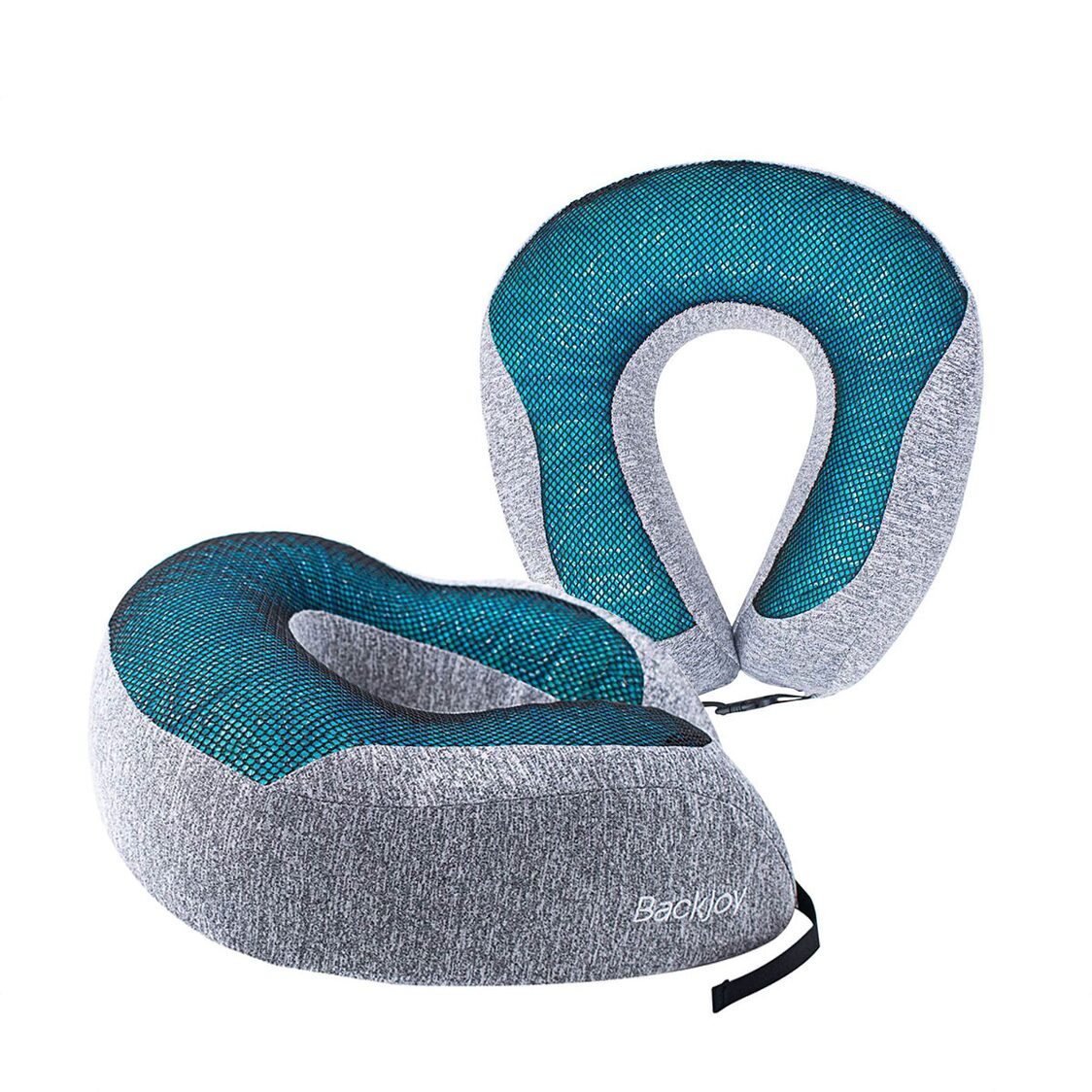 BackJoy Posture Care Neck Support Pillow with Cooling Gel - Pebble