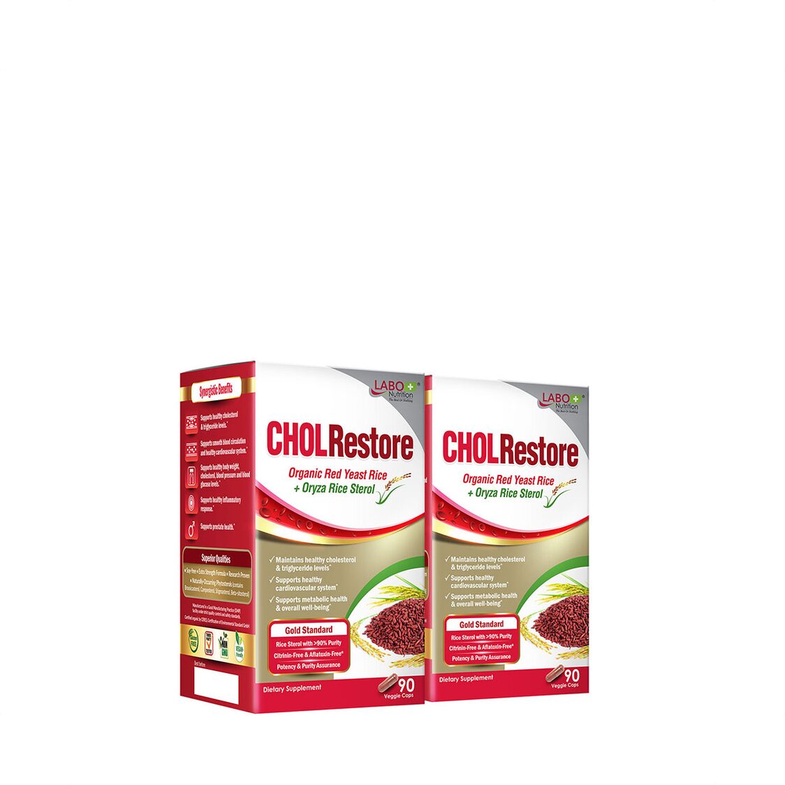 Labo Nutrition CHOLRestore 90 Veggie Caps Twin Pack