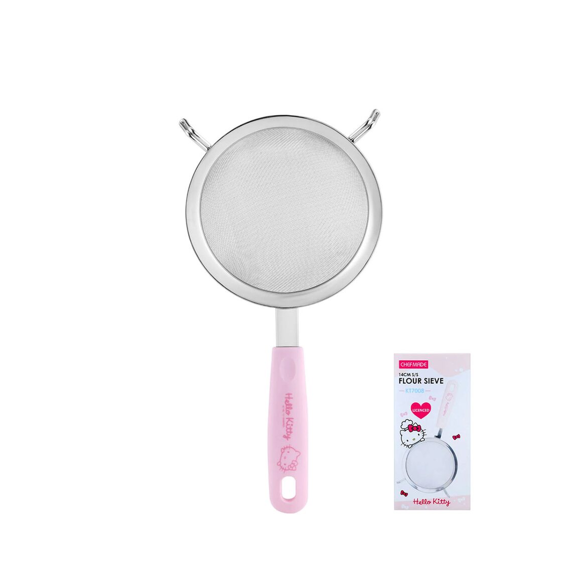 Chefmade Stainless Steel Flour Sieve L30W14xH5.5cm Hello Kitty (1898cm-KT7008)