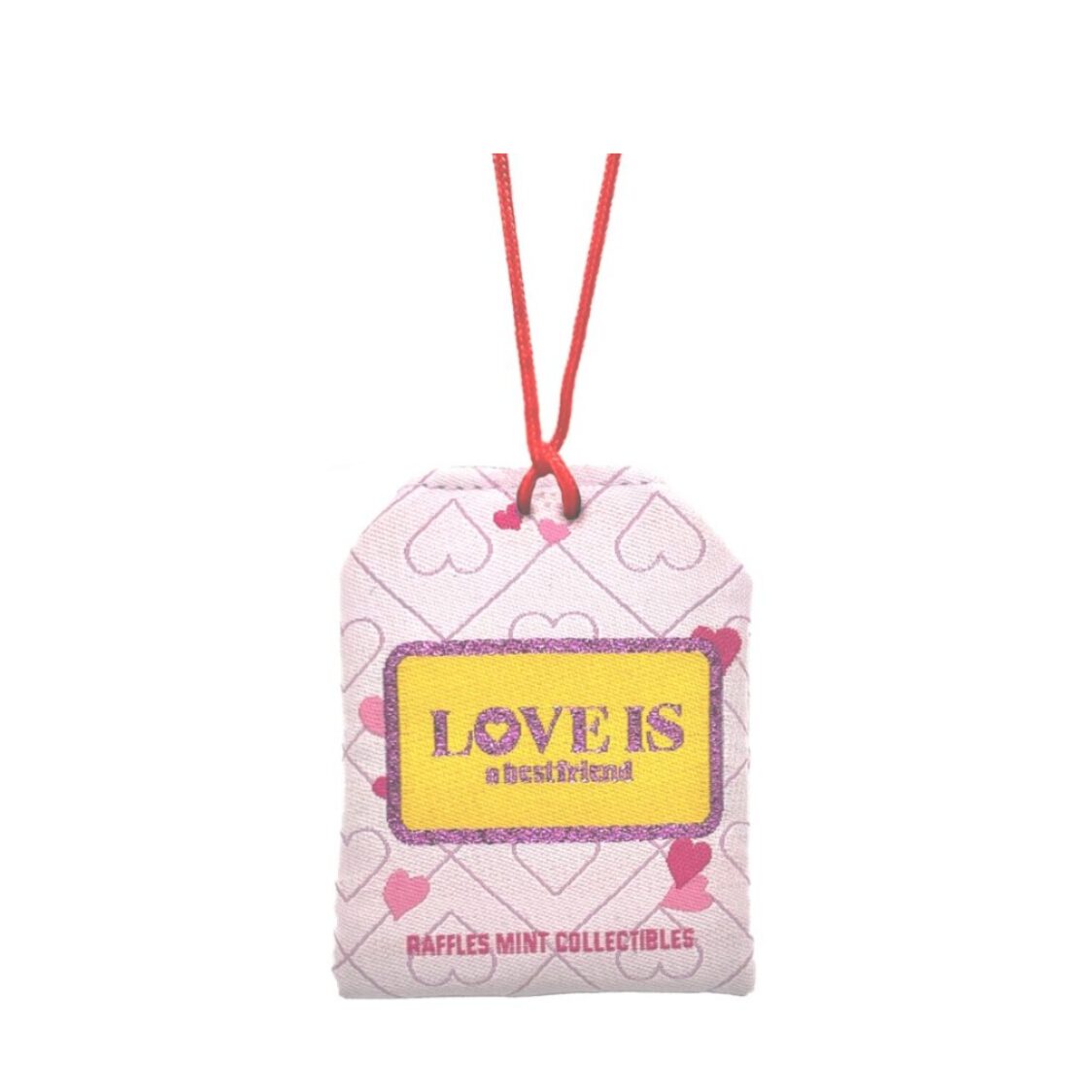 The Singapore Mint Peanuts Snoopy Charlie Gold Foil Charm Bag