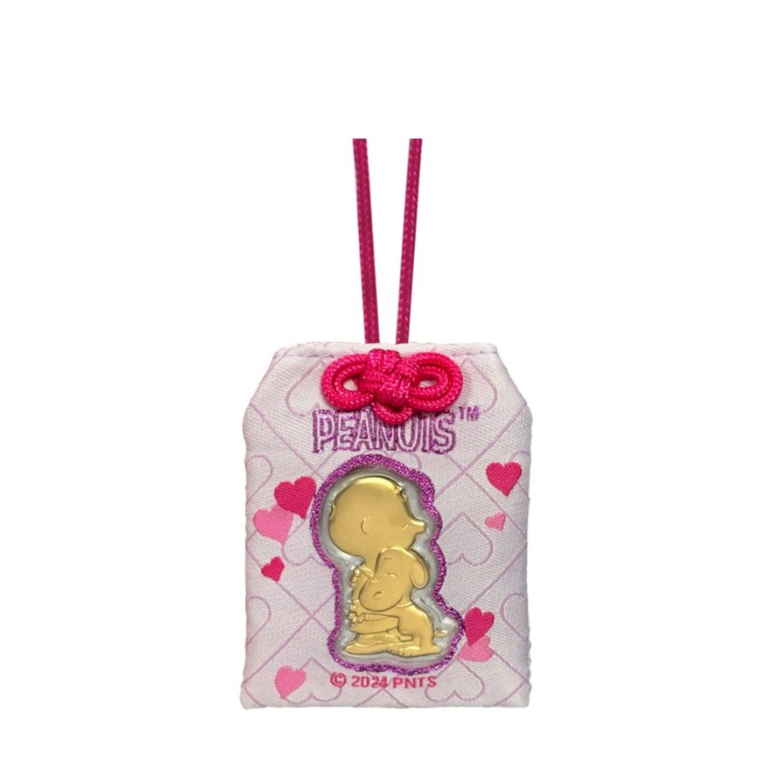 The Singapore Mint Peanuts Snoopy Charlie Gold Foil Charm Bag