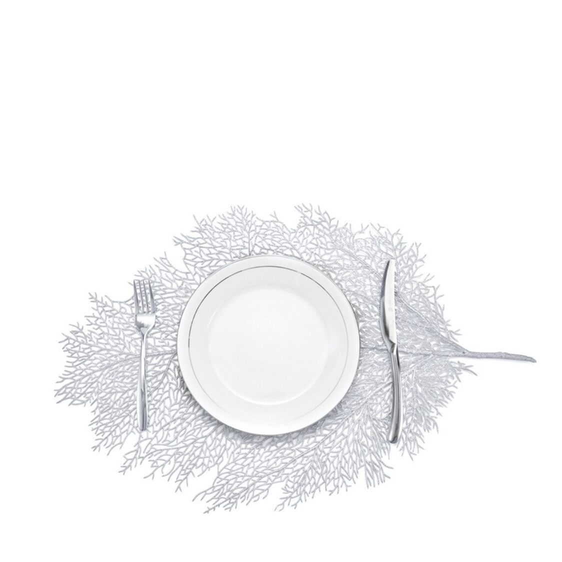 J. Rapee Vine Placemat Silver