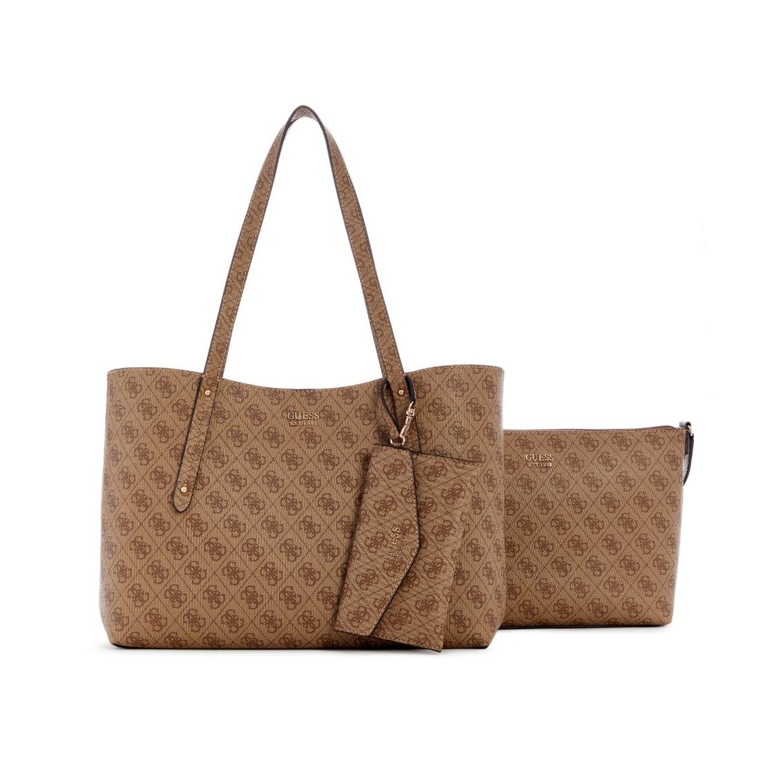 Guess Brenton Tote - Latte Logo