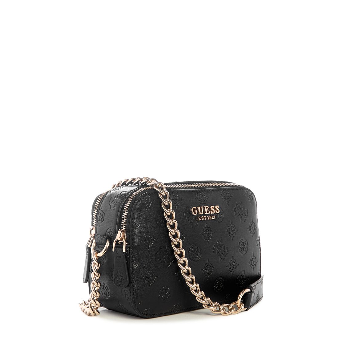 Guess Phoebe Slg Medium Zip Around - Black Logo