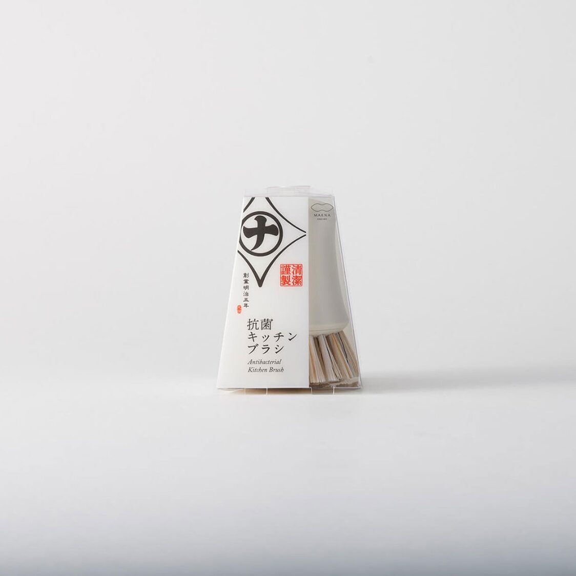 Marna Antibacterial Kitchen Brush - White