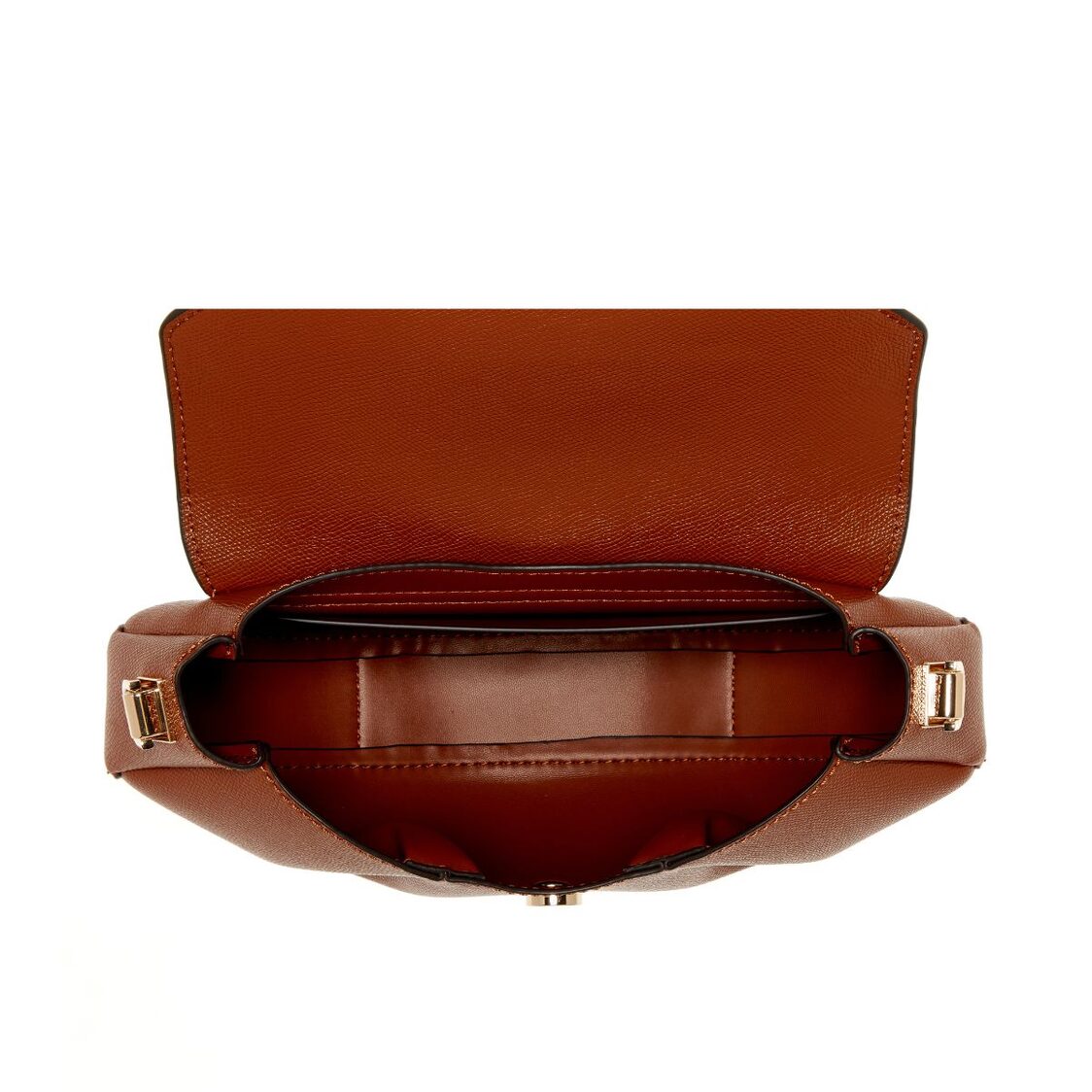 Guess Amorette Flap Crossbody, Cognac