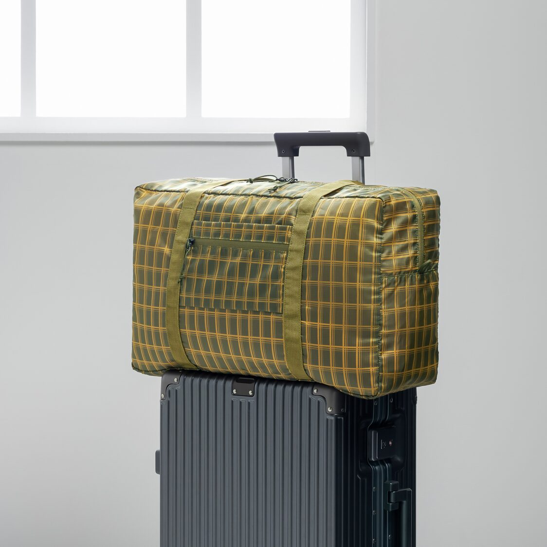 Jaju Ultralight Pocketable Boston Bag Khaki