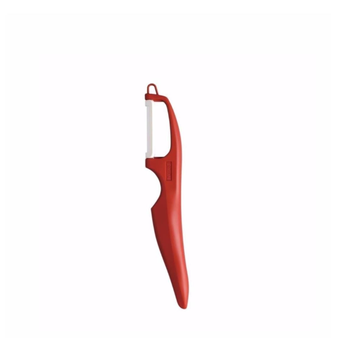 Kyocera Double-Edged Ceramic Blade Peeler – Red (CP-11 RD)